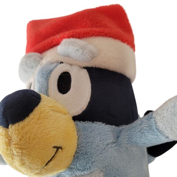 Bluey Plush Stuffed Animal 10" Christmas Santa Hat Holiday Toy Christmas Plushie - Picture 10 of 11